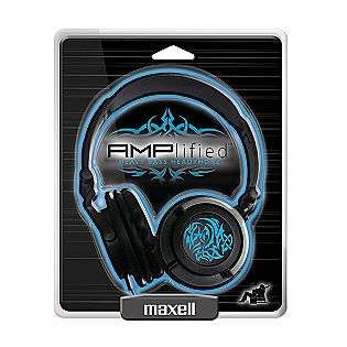 AMPlified Headphones  Blue  Maxell Computers & Electronics Electronics 