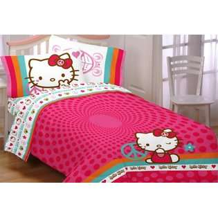 Hello Kitty Bedding Set Full Size&seaxhel1  