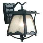 Illumine 1 Light Outdoor Pendant Antique Bronze Finish Frosted Seeded 