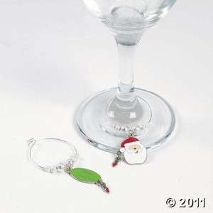 Christmas Wine / Goblet Glass Charm Kit X 54 Pc (NEW)  