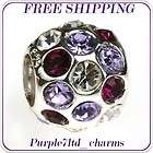 Silver Charms, Murano Glass Charms items in purples world dream store 