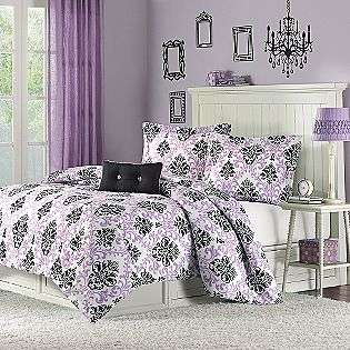  Comforter Set in Purple Color  Mizone Bed & Bath Decorative Bedding 