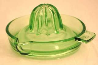 Vintage Green Depression Glass Ream made by Federal  