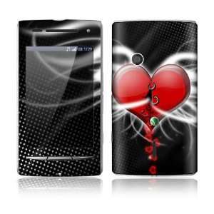  Sony Ericsson Xperia X8 Decal Skin Sticker   Devil Heart 