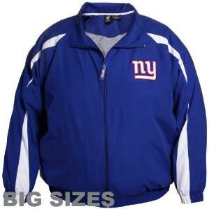  New York Giants Royal Blue Microfiber Big Sizes Jacket 