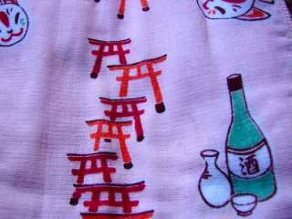 JAPANESE Kyoto Theme 100% Cotton Scrubber Towels  