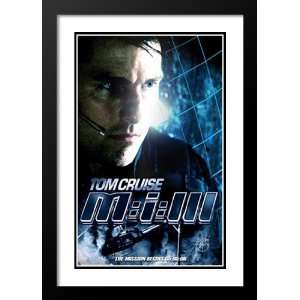  Mission Impossible III 32x45 Framed and Double Matted Movie 