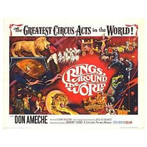 Rings Around The World Original Movie Poster, 28 x 22 (1966):  