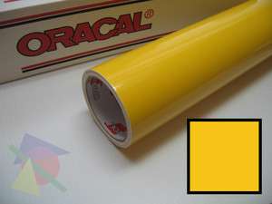 Roll 24 X 10yd Yellow Oracal 651 Sign Cutting Vinyl  