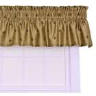 Ellis Curtain Fleur Di Lis Faux Silk Tailored Valance Window Curtain 