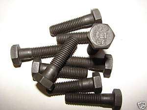 10 CATERPILLAR HEX BOLTS 10.9 M10 1.5   CAT 6V5842  