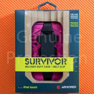    Survivor Extreme Case Belt Clip iPod Touch 4G Pink GB02478  