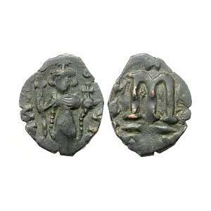   Empire, Constans II, September 641   15 July 668 A.D.; Bronze Follis