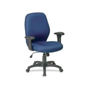  Lorell High Performance Ergonomic Chair With Arms   Blue 