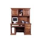   56 Traditional Wood Computer Desk with Hutch by Forest Designs