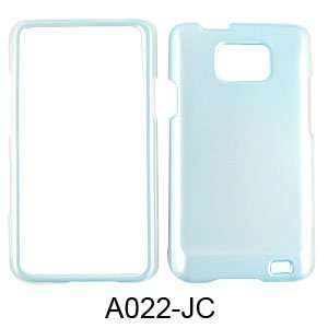   HARD COVER CASE FOR SAMSUNG GALAXY S II / ATTAIN I777 PEARL BABY BLUE