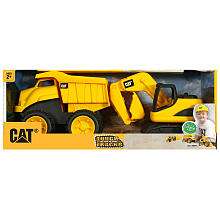   Pack   Dump Truck and Excavator   Toy State Industrial   Toys R Us