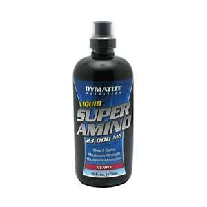  Dymatize Nutrition/Liquid Super Amino 23000 mg/Berry/16 oz 