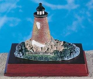 Lighthouse   Saddleback Ledge, Me   Statue Figurine Sculpture Figure