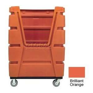  Brilliant Orange Hopper Front Poly Trux® 48 Cu. Ft 