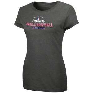 : MLB Majestic Los Angeles Angels of Anaheim Ladies Charcoal Property 
