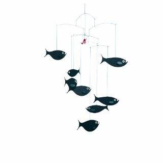  Flensted Happy Whales Nursery Mobile Baby