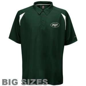   York Jets Green Coaches Big Sizes Performance Polo