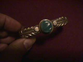 Native American Navajo turquoise bracelet dead pawn  