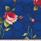 Maywood Studios 1948 Roses Tonal Blue Floral Cotton Fabric 29