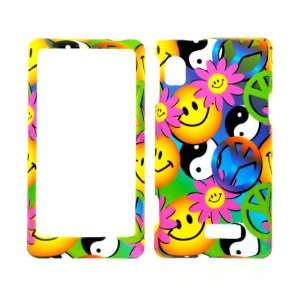  Smile Peace Sign Wave Rubberized Snap on Hard Protective 