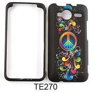 CELL PHONE CASE COVER FOR HTC EVO SHIFT 4G RAINBOW PEACE MUSIC NOTES 