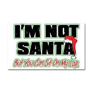  Car Magnet 20 x 12 Christmas Im Not Santa But You Can Sit 