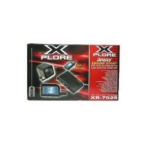    XPLORE XR 7025 2 WAY ENGINE START w/2 LCD REMOTE: Car Electronics