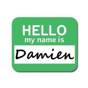  Damien Hello My Name Is Mousepad Mouse Pad