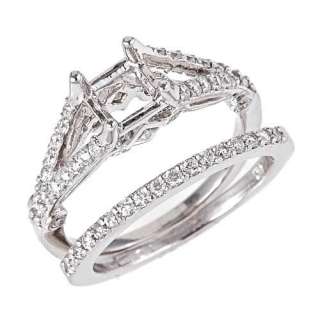 Diamond Engagement Ring Setting Matching Wedding Band  