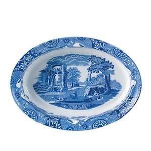  Spode Blue Italian Deep Oval Rim Dish: Kitchen & Dining