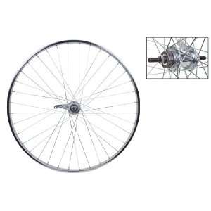  Rear Bicycle Wheel with Coaster Brake, 26 x 1 3/8 36H, Steel, Bolt 