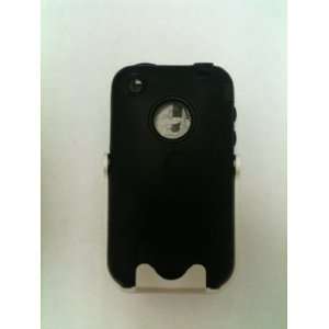 Otterbox iPhone 3G/3Gs Defender Black Case with White Clip 