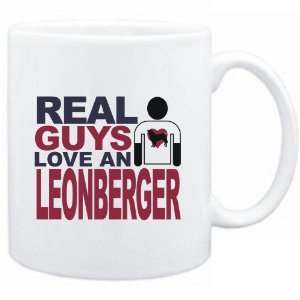    Mug White  Real guys love a Leonberger  Dogs: Sports & Outdoors