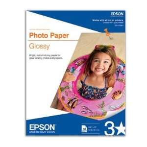    Epson America Paper Photo Glossy 8.5x11 50SH 