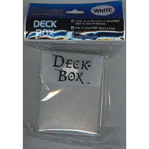  Ultra Pro Deck Box   White [Toy] Toys & Games