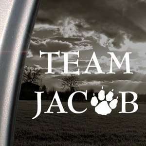    Twilight Team Jacob Decal Car Truck Window Sticker: Automotive