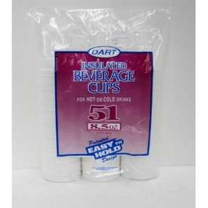 Dart Container #8RP51 51CT 8.5OZ White Foam Cup