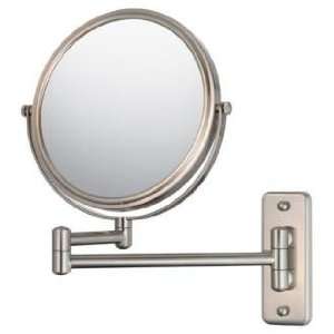   Brushed Nickel 7X Magnification Vanity Mirror