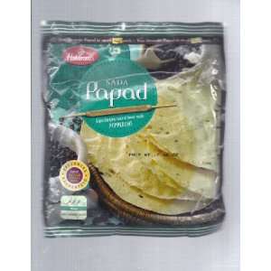 Haldiram Sada (Plain) Papad 7.06 Oz  Grocery & Gourmet 