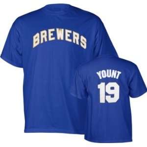  Robin Yount Brewers MLB Prostyle Player T shirt Sports 