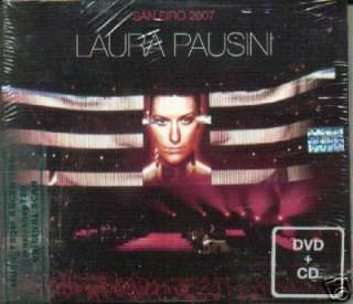 LAURA PAUSINI, SAN SIRO 2007. FACTORY SEALED CD + DVD. IN ITALIAN.