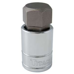  Titan 15622 22 mm 1/2 Drive Hex Bit Socket