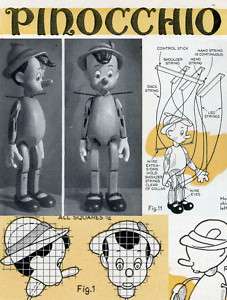 Pinocchio Marionette Plans  