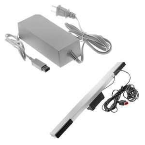   Wired Sensor Bar + AC Power Adapter for Nintendo Wii Electronics